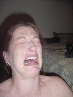 Crying Facial Porn Mom - MILF Cries, Cum Facial - SickJunk.com