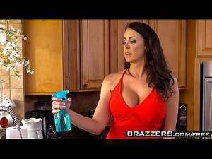 mommy got boobs - Brazzers - Mommy Got Boobs - Too Hot To Handle scene starring Reagan Foxx  and Kyle Mason - XNXX.COM
