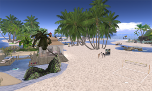 beach voyeurs in france - Amore Beach Resort | Second Life Destinations