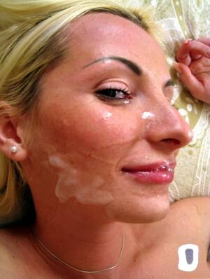 blonde facial funny - Cum Shot With Funny Face Porn Pics & XXX Porno Photos - PornSticky.com