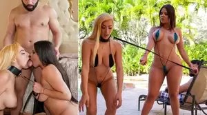 Bikini Threesome Porn - Bikini threesome - Sunporno