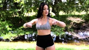 chubby milf exercise - Big Sexy Booty MILF Jennifer Gets Fucked After Workout In The Park