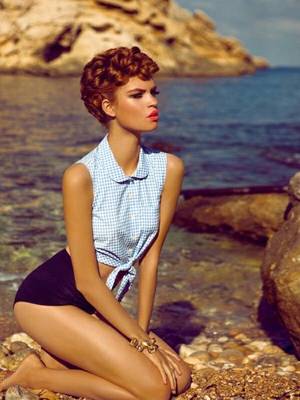 Classic Ashley Anne Porn - Luisa Bianchin by Alexander Neumann for L'Officiel Paris February 2012 sexy  classy and retro. lipstick/make up.