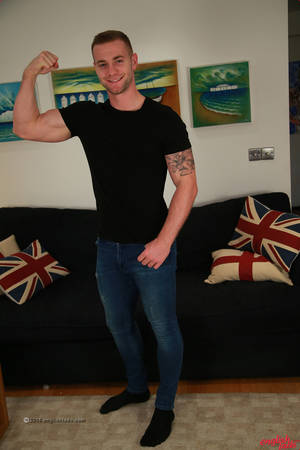 group body cum - Young Muscular Man Thomas Shows his Perfect Body & Rock Solid Uncut Large  Cock!