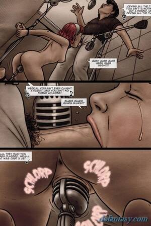 crying bdsm - Crying chick raped by Elvis Presley - BDSM Art Collection - Pic 3