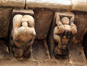 Medieval Art Ancient Porn - Fornicators, exhibitionists, venerable old men who masturbate, fiery  lovers, solitary phalluses . Romanesque ArtMedieval ...