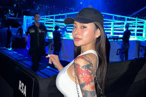Lucas Black Porn Vid - Porn star Rae Lil Black was at ONE Friday Fights 41 | Asian MMA