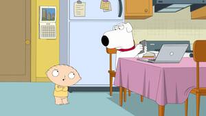 Family Guy Brian Porn - Favorite quote of Stewie humbling Brian while he was being pretentious? : r/ familyguy