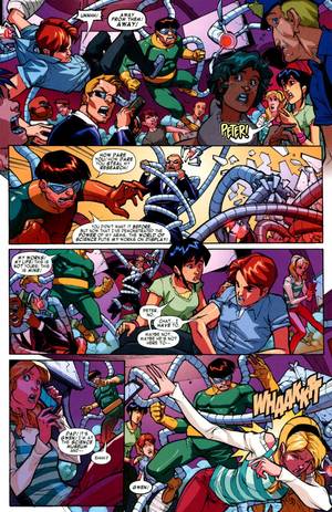 Dr. Octopus Comic Porn - This may qualify as being too obvious even for kids because I doubt even  they would be surprised when Doctor Octopus comes storming in looking to be  the ...