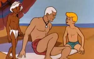 Jonny Quest Porn - ... Cat between girls pussy ...