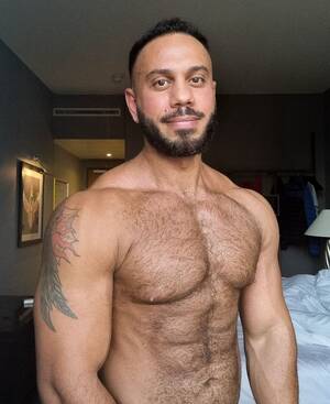 Gay Men Hairy Male Porn Star - Hunky Gay Porn Star Zeb Hadid Bottoms For Big-Dicked Tops