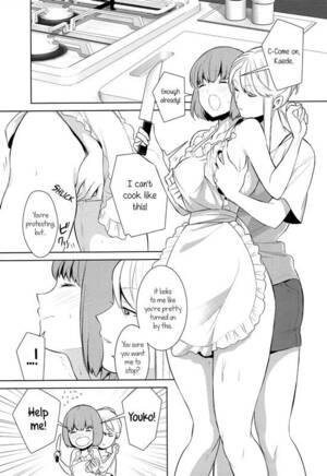lesbian office hentai - Two hot lesbian babes having fun in an office and at home | XXXComics.Org