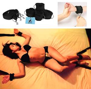 Adventure Time Sexy Wash - High Quality Under Bed Restraints for Sex Play: Adjustable Straps. Furry  Cuffs handcuffs.
