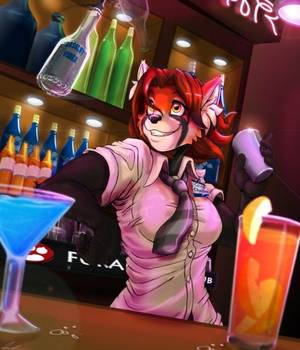 Bartender Anime - Neko