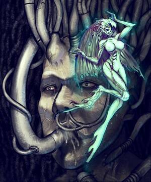 Body Horror Porn - Rule 34 - akiragoya body horror death ephemera erect nipples first porn of  franchise gore guro horror large breasts long hair official art ribs scary  snot tears tubes wings wire wires | 6098468