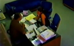 my secretary fuck on hidden cam - Hidden camera catches the boss seducing new employee for sex