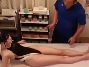 japan nubiles - Massage for Nubile Japanese Teen in Lycra Swimsuit - Sunporno