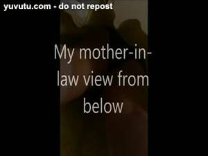 homemade voyeur mother in law - Voyeur - mMy mother-in-law view from below