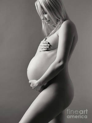 beautiful japanese nudes pregnant - Pregnant Photograph - Beautiful Nude Pregnant Woman Studio Portrait by  Oleksiy Maksymenko