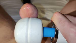 hitachi dick - 050 02 Close Up With Hitachi Wand Vibrating Cum Out Of My Dick Part 2 -  XVIDEOS.COM
