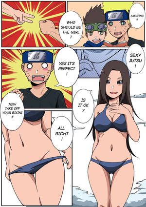 Naruto Sexy Jutsu Porn Comic - Naruto x Konohamaru Porn Comic - Page 001
