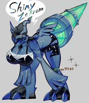 Legendary Pokemon Zekrom Porn - 265639 - safe, artist:toge77789, fictional species, legendary pokÃ©mon,  shiny pokÃ©mon, zekrom, anthro, digitigrade anthro, nintendo, pokÃ©mon, 2023,  bent over, big breasts, bottomwear, breasts, butt, clothes, digital art,  ears, eyelashes, female, hair