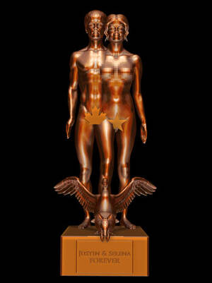 Justin Selena Gomez Real Porn - Justin Bieber, Selena Gomez Nude Sculpture to Be Displayed at Porn Shop