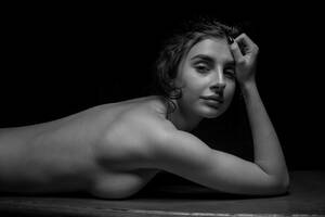 classic black and white pussy - Premium Photo | Girl in black panties with black curly hair posing in a  vintage interior black and white photo