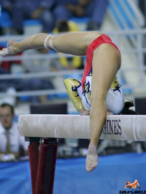 German Gymnastics Lesson - pro naked gymnist pussy slip olympian gymnastics beam legs