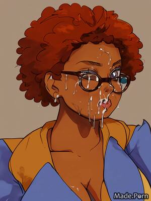 Fat Black Anime Porn - bangs hair chubby fat happy facial glasses anime created by AI - AI Porn