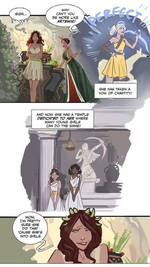 Greek Porn Comic - Rule 34 - 5girls ancient greece aphrodite (greek mythology) archer artemis ( greek mythology) artist request chastity comic dark-skinned female dark  skin female only goddess greek mythology hera (greek mythology) human  laurel wreath