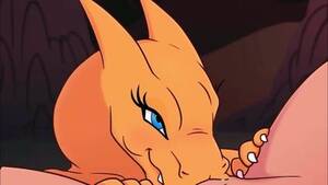 Female Pokemon Porn Big Dick - Chirizard sucks the Pokemon trainer's dick and fucks with him