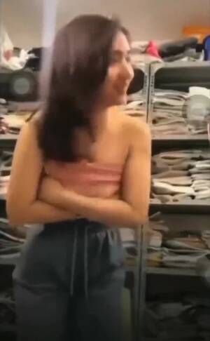 embarrassed teen boobs - E.N.F.: Embarrassed Asian chick accidentallyâ€¦ ThisVid.com