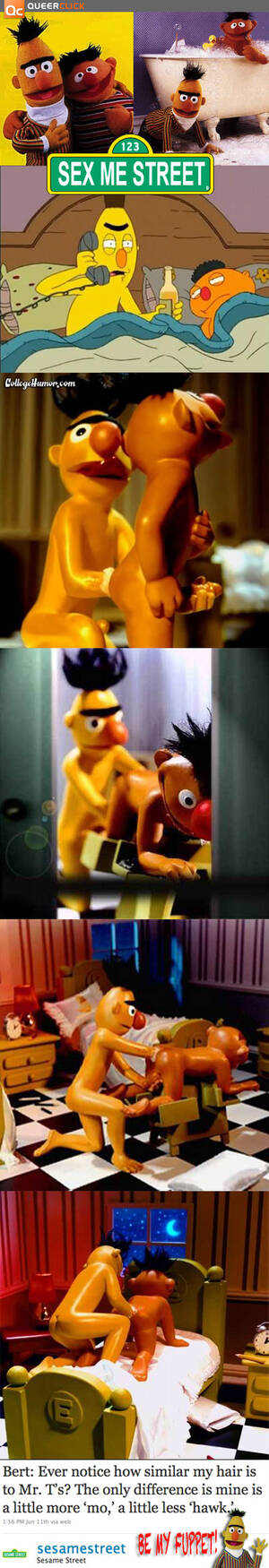 Bert And Ernie Gay Porn - QC FYI: Sesame Street's Bert Is A Gay Fisting Top - QueerClick