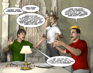 Gay Funny Porn Comics - Birthday boy wants a taste of his surprise birthday present - CartoonTube. XXX