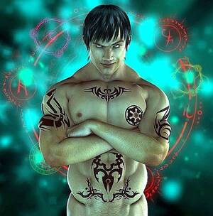 Gay Oral Sex Fantasy Art - Classic Dripping Hot Muscle Fantasy Art | 3 D Gay Art! | Gaymanicus Blog