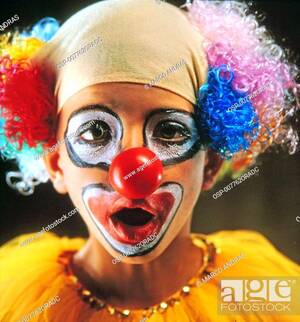 Clown Porn Nude Male Good Looking - young male clown looking surprised, Stock Photo, Picture And Rights Managed  Image. Pic. OSP-007762ORADC | agefotostock