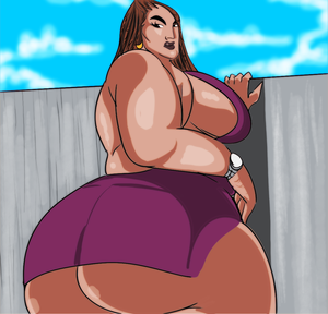 Bbw Cartoon Porn Drawings - Rule 34 - bbw big ass colorful drawing western art | 4575839