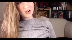 blonde hair pussy web cam - Blonde With Hairy Pussy Loves To Tease On Cam | xHamster