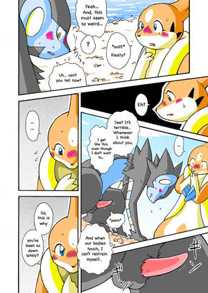 Luxray Porn Comic - blue_eyes blush comic floatzel kemono luxray nintendo penis pokemon  translated unknown_artist video_games yellow_eyes