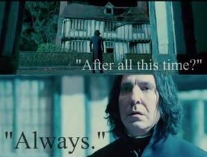 Harry Potter Mind Control Porn Captions - (Michael Gambon and Alan Rickman, Harry Potter and the Deathly Hallows)