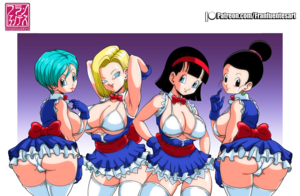 Android 18 Bulma Videl Porn - Rule34 - If it exists, there is porn of it / android 18, bulma briefs,  chichi, videl / 5589780