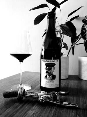 Brutal Black On White Porn - Have some grayscale bottle porn. Matassa Brutal Rouge 2019. Absolute  delight. : r/naturalwine