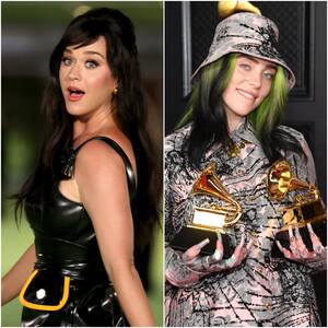 Katy Perry Blowjob Porn Captions - Katy Perry Says She Once Refused to Work With Billie Eilish Because She Was  'Boring'â€”Watch the Video | Glamour