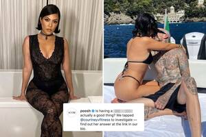 Kourtney Kardashian Blowjob Porn - Kourtney Kardashian makes x-rated claim in new Poosh post after bragging  about wild sex life with fiancÃ© Travis Barker | The US Sun