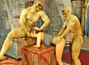 Dp Alien Porn - Green alien monsters double teaming a hottie | Elf raped by demons