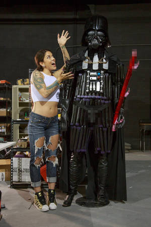 crazy sex toy - Porn Star Kayla-Jane Danger Builds Darth Vader Using Sex Toys (NSFW)