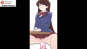 Dildo Fuck Hentai - KOMI SAN ANAL FUCKING WITH DILDO IN CLASSROOM... - Hentai Porn Video