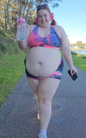 chubby girl nudist beach - I love wearing small gym gear on my fat body â€“ people stare but I don't  care - Daily Star