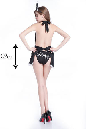 Erotic Waitress Porn - Erotic Adult Women Maid Costume Fantasy Backless Apron Waitress Halter  Dress Club Porn Games Sexy Outfit For Bunny Girls-in Sexy Costumes from  Novelty ...